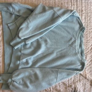 American Eagle Outfitters Light Blue Crew Neck Sweater
